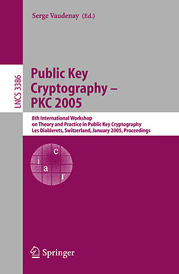 Kartonierter Einband Public Key Cryptography - PKC 2005 von 
