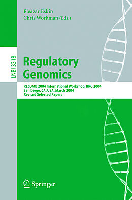 Couverture cartonnée Regulatory Genomics de 