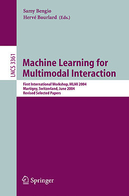 Kartonierter Einband Machine Learning for Multimodal Interaction von 