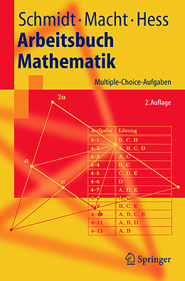 Kartonierter Einband Arbeitsbuch Mathematik von Klaus D. Schmidt, Wolfgang Macht, Klaus Th. Hess