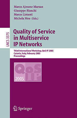 Couverture cartonnée Quality of Service in Multiservice IP Networks de 