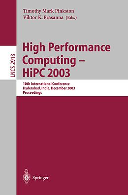 E-Book (pdf) High Performance Computing -- HiPC 2003 von 