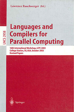 E-Book (pdf) Languages and Compilers for Parallel Computing von 