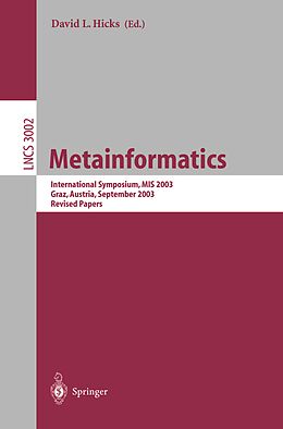 eBook (pdf) Metainformatics de 