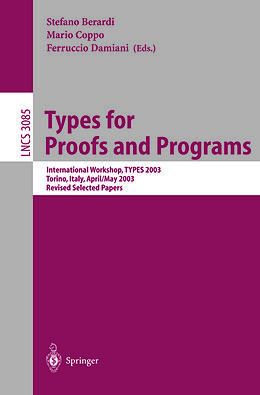 E-Book (pdf) Types for Proofs and Programs von 