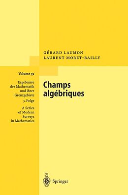 eBook (pdf) Champs algébriques de Gérard Laumon, L. Moret-Bailly