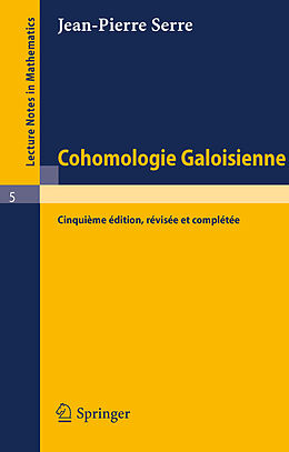 E-Book (pdf) Cohomologie Galoisienne von Jean-Pierre Serre