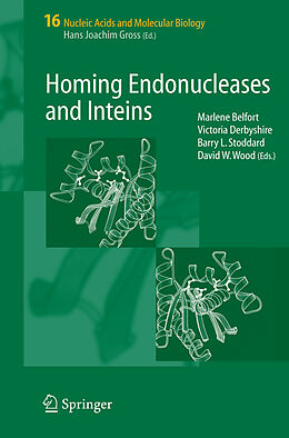 Livre Relié Homing Endonucleases and Inteins de 