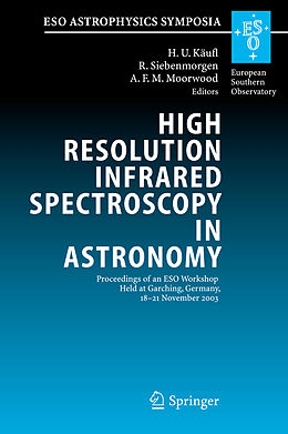 Livre Relié High Resolution Infrared Spectroscopy in Astronomy de 