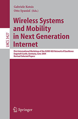 Kartonierter Einband Wireless Systems and Mobility in Next Generation Internet von 