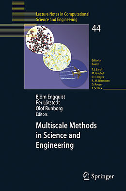 Kartonierter Einband Multiscale Methods in Science and Engineering von 