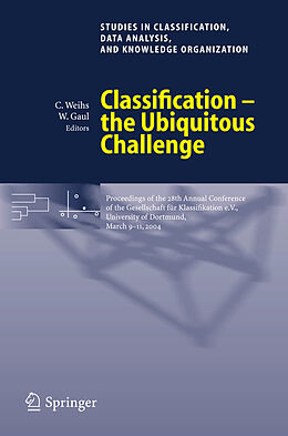 Couverture cartonnée Classification - the Ubiquitous Challenge de 