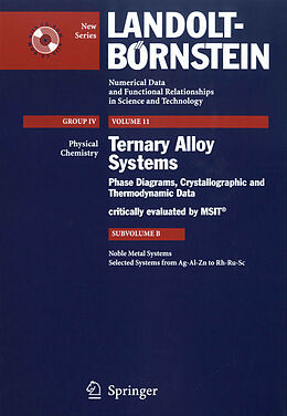 Set mit div. Artikeln (Set) Noble Metal Systems. Selected Systems from Ag-Al-Zn to Rh-Ru-Sc von 
