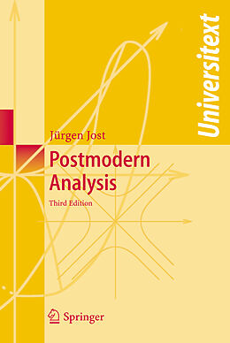 Couverture cartonnée Postmodern Analysis de Jürgen Jost