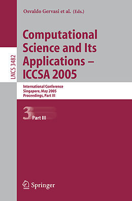 Kartonierter Einband Computational Science and Its Applications - ICCSA 2005 von 