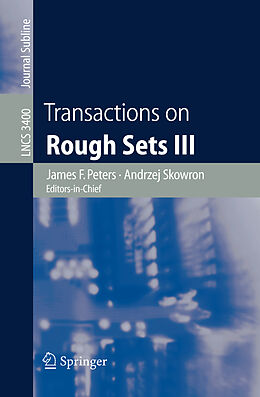Kartonierter Einband Transactions on Rough Sets III von 