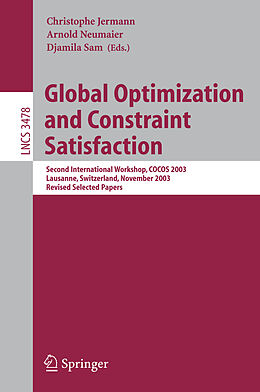 Kartonierter Einband Global Optimization and Constraint Satisfaction von 