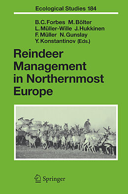 Fester Einband Reindeer Management in Northernmost Europe von 