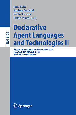 Kartonierter Einband Declarative Agent Languages and Technologies II von 