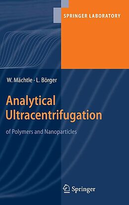 eBook (pdf) Analytical Ultracentrifugation of Polymers and Nanoparticles de Walter Maechtle, Lars Börger