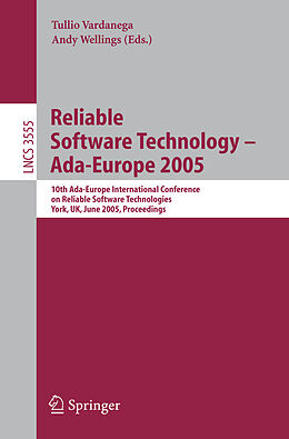 Couverture cartonnée Reliable Software Technology   Ada-Europe 2005 de 