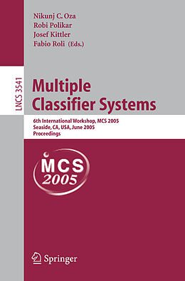 Couverture cartonnée Multiple Classifier Systems de 