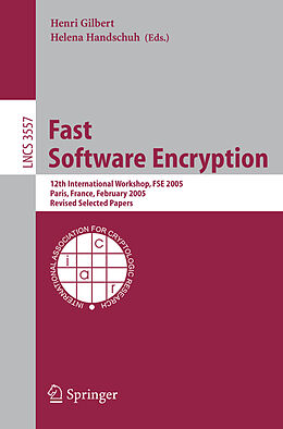Couverture cartonnée Fast Software Encryption de 