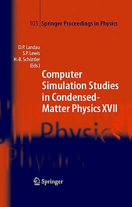 E-Book (pdf) Computer Simulation Studies in Condensed-Matter Physics XVII von 