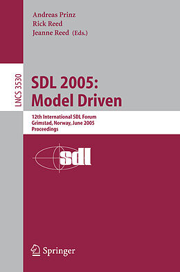 Couverture cartonnée SDL 2005: Model Driven de 