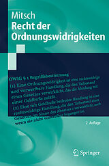 E-Book (pdf) Recht der Ordnungswidrigkeiten von Wolfgang Mitsch
