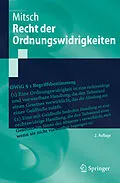 E-Book (pdf) Recht der Ordnungswidrigkeiten von Wolfgang Mitsch