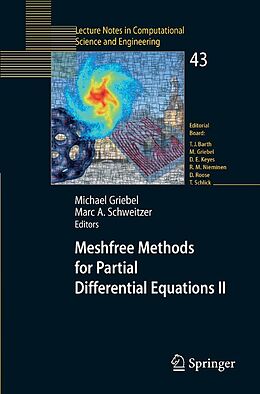 eBook (pdf) Meshfree Methods for Partial Differential Equations II de Michael Griebel, Marc A. Schweitzer