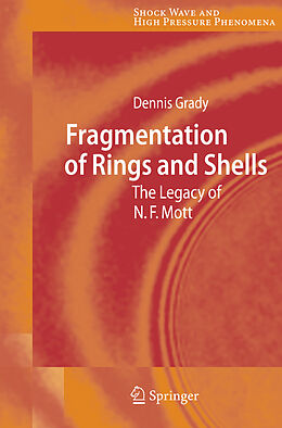 Livre Relié Fragmentation of Rings and Shells de Dennis Grady