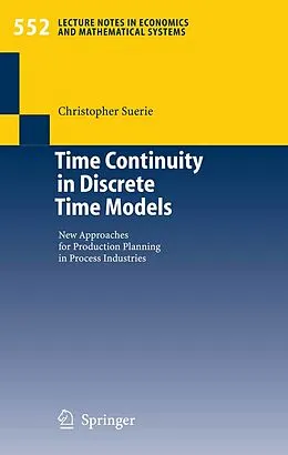 E-Book (pdf) Time Continuity in Discrete Time Models von Christopher Suerie