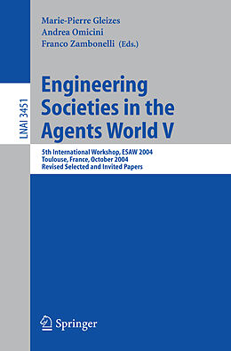 Kartonierter Einband Engineering Societies in the Agents World V von 
