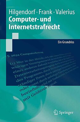 E-Book (pdf) Computer- und Internetstrafrecht von Eric Hilgendorf, Thomas Frank, Brian Valerius