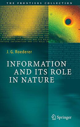 eBook (pdf) Information and Its Role in Nature de Juan G. Roederer