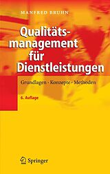 E-Book (pdf) Qualitätsmanagement für Dienstleistungen von Manfred Bruhn