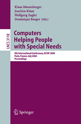 eBook (pdf) Computers Helping People with Special Needs de 
