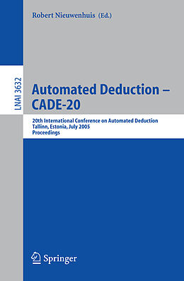 Kartonierter Einband Automated Deduction   CADE-20 von 