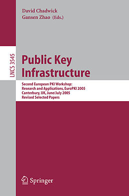 Kartonierter Einband Public Key Infrastructure von 