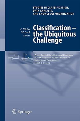 eBook (pdf) Classification - the Ubiquitous Challenge de Claus Weihs, Wolfgang Gaul