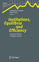 eBook (pdf) Institutions, Equilibria and Efficiency de 