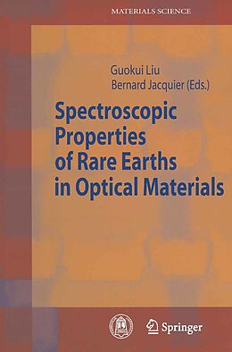E-Book (pdf) Spectroscopic Properties of Rare Earths in Optical Materials von 