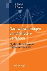 Fester Einband Nachweisvermögen von Analysenverfahren von Günter Ehrlich, Klaus Danzer