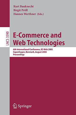 Kartonierter Einband E-Commerce and Web Technologies von 