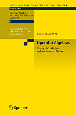 Fester Einband Operator Algebras von Bruce Blackadar