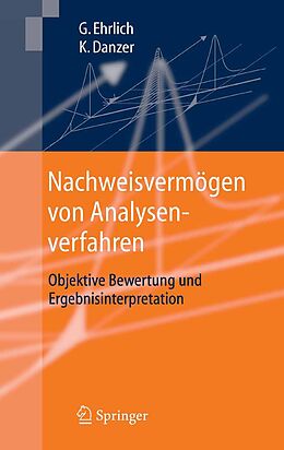 E-Book (pdf) Nachweisvermögen von Analysenverfahren von Günter Ehrlich, Klaus Danzer