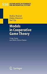 eBook (pdf) Models in Cooperative Game Theory de Rodica Branzei, Dinko Dimitrov, Stef Tijs