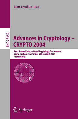 E-Book (pdf) Advances in Cryptology - CRYPTO 2004 von 